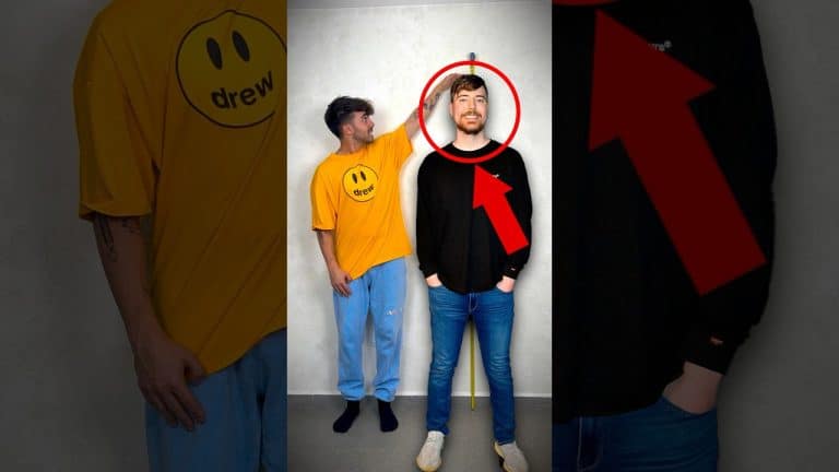 Cuanto mide MrBeast y sus amigos